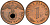 Германия 1 рейхспфенниг 1939 A KM 89, J 361 бронза 4608-631