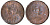 ЮАР 1 пенни 1935 Георг V (1910-1936), в в слабе NGC, грейд MS64 RB KM 14.3 медь UNC 15-004-01