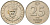 Турция 25 новых курушей 2007 KM 1167 медь цинк никель 4610-451