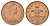 Великобритания 2 пенса 1971 Елизавета II (1952-2022) KM 916, Spink 4235 (C1) бронза UNC 4628-755