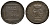 Россия для Молдовы 1 пара - 3 деньги 1772 большая корона KM 2.2 Биткин 1255 бронза 00-000-00