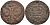 Россия деньга 1736 Анна Иоановна (1730-1740) KM 188 медь 4563-1032