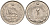 Иран 2 риала 1962 SH1341, Muhammad Reza Pahlavi Shah (1941-1979) KM 1173 медно-никель 4591-511