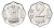 Индия 2 пайса 1976 KM 13.6 алюминий UNC 4697-765