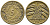 ГЕРМАНИЯ 5 РЕНТЕНПФЕННИГОВ 1924 F KM 32, J. 308 алюминиевая бронза 39-457