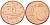 ГРЕЦИЯ 1 ЕВРОЦЕНТ 2009 KM 181 сталь плакированная медью UNC 214-342