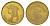 Египет 50 пиастров 2007 KM 942.2 сталь плакированная латунью UNC 4650-151