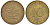 ФРГ 10 пфеннигов 1979 J KM 108, J. 383 сталь плакированная латунью 4132-554