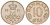 Дания 10 эре 1981 B; S, Маргрете II (1972-) KM 860 медно-никель aUNC 211-344