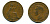Великобритания 1 пенни 1945 Георг VI (1936-1952) KM 845, Spink 4114 бронза 37-1022
