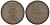Ганновер 2 пфеннига 1842 A, Эрнст Август (1837-1851) KM 174.1, AKS 122, J. 55 медь 75-1724