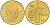 Монако 10 сантимов 1979 Ренье III (1949-2005) KM 142 алюминиевая бронза 188-1052