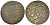 Ливония, Рига, шведская оккупация солид (шиллинг) 1657 Кристина (1634-1654) серебро 4127-714