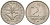 Венгрия 2 форинта 1995 BP KM 693 медно-никель UNC 4617-1161