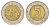 Литва 5 лит 1999 KM 113 биметалл 4633-912