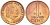 НИДЕРЛАНДЫ 1 ЦЕНТ 1969 ЮЛИАНА (1948-1980) KM 180 бронза 3309-339