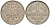 ФРГ 1 марка 1959 F KM 110, J. 385 медно-никель 4159-1041