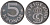 Швеция 5 крон 2000 B, Карл XVI Густав (1973- ) KM 853a медно-никель PROOFLIKE 59-231