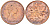 Канада 1 цент 1974 Елизавета II (1952-2022), кленовый лист KM 59.1 бронза 105-1169