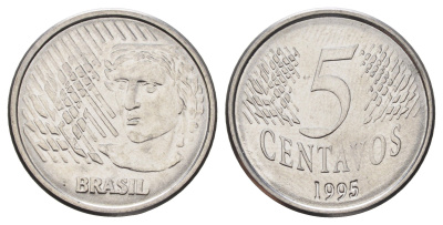 Бразилия 5 сентаво 1995 KM 632 нержавеющая сталь UNC 220-562