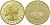 Китай 1 юань 2008 XXIX Летние Олимпийские игры 2008 года в Пекине, символика, настольный теннис KM 1810 латунь PROOF 1072-10-41