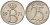 Бельгия 25 сантимов 1971 BELGIQUE, монетный тип KM 153.1 медно-никель 4594-557