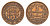 Люксембург 2 1/2 сантима 1908 Вильгельм IV (1905-1912) KM 21 бронза 4659-413