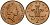 Великобритания 2 пенса 1988 Елизавета II (1952-2022) KM 936, Spink 4376 (C3) бронза 4607-824