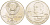 СССР 1 рубль 1989 100 лет со дня рождения Михая Эминеску (1850-1889) KM 233 медно-никель 4183-524