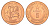 Мадагаскар 5 ариари 1996 год-тип KM 23 сталь плакированная медью UNC 4671-251