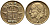 БЕЛЬГИЯ 50 САНТИМОВ 1964 BELGIE KM 149.1 бронза 4392-836