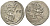 Великое княжество Литовское 2 денария 1566 Сигизмунд II Август (1544-1572), вес 0,64 гр. Gumowski 595, Kopicki 3227. серебро 1517-123