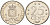 Нидерландские Антилы 25 центов 1975 Юлиана (1948-1980) KM 11 никель 4169-366