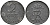 ДАНИЯ 2 ЭРЕ 1952 C; S, ФРЕДЕРИК IX (1947-1972) KM 840.1 цинк 24-1131