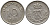 ДАНИЯ 10 ЭРЕ 1957 C; S, ФРЕДЕРИК IX (1947-1972) КМ 841.2 медно-никель 4398-923