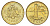 Барбадос 5 центов 1997 KM 11 латунь UNC 4402-226