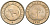 Либерия 1/2 цента 1941 KM 10a медно-никель UNC 4174-331