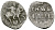 Великое Княжество Московское денга 1535-1547 Иван IV Васильевич, Тверской монетный двор, 0,34 грамм ГиК №71 серебро    262-919