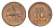 Литва 10 центов (сентов) 1991 год-тип KM 88 бронза aUNC 4689-1047