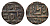 Бутан 1/2 рупии 1820-1835 KM 5 медь 4658-1038