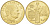 Монако 10 сантимов 1976 Ренье III (1949-2005) KM 142 алюминиевая бронза 73-154