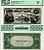 США, National Bank Note 10 долларов 1882 Национальный Банк Ардмора, Оклахома. В слабе компании PCGS Currency. Сохранность - «25». Fr. 546  бумага   452-1-191