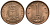 Нидерландские Антилы 1 цент 1973 Юлиана (1948-1980) KM 8 бронза UNC 4118-442