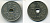 ДАНИЯ 25 ЭРЕ 1972 S; S, ФРЕДЕРИК IX (1947-1972) KM 855.2 медно-никель 54-1164