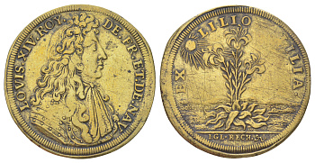 Нюрнберг счетный жетон Людовик XIV 1682 диаметр 28 мм, вес 3,9 гр латунь 1531-735