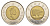 Канада 2 доллара 1996 Елизавета II (1952-2022), полярный медведь KM 270 биметалл UNC 4637-1027
