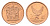 ЮАР 2 цента 1998 KM 159 сталь плакированная медью UNC 4679-167