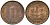 ФРГ 1 ПФЕННИГ 1975 D KM 105, J. 380 сталь плакированная медью 112-134
