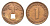 Германия 1 рейхспфенниг 1938 A KM 89, J. 361 бронза 4630-1039