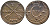 Швеция 1/4 скиллинга 1827 Карл XIV Юхан (1818-1844) KM 595 медь 4393-323